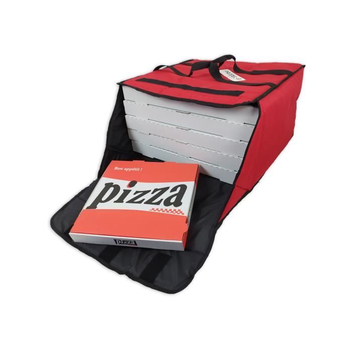 Sac de livraison pour 4/5 boites de pizzas 50x50cm