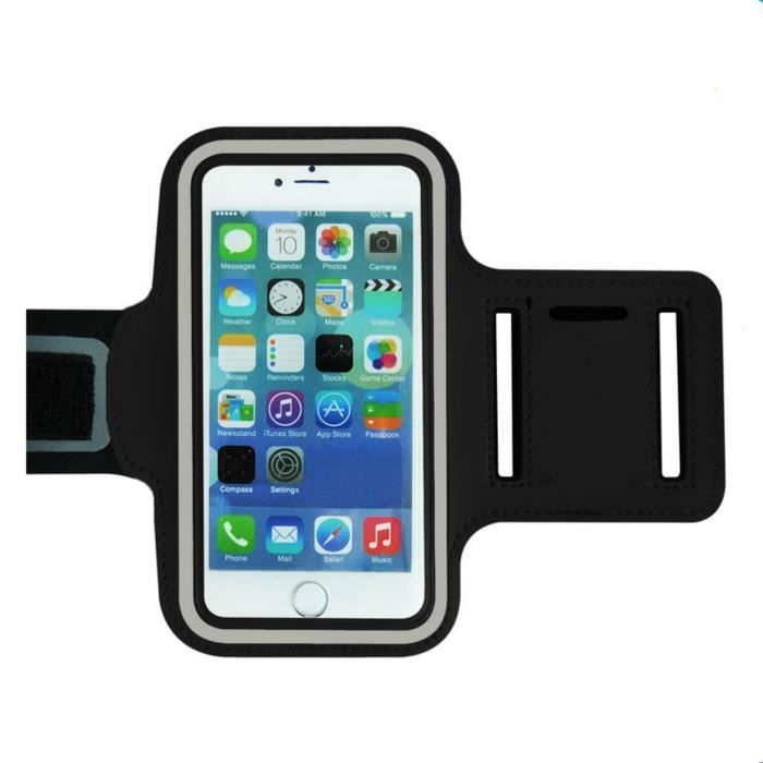 Housse étui, Brassard de sport tour de bras Ultra léger Noir pour iPhone 11 Pro 5.8\