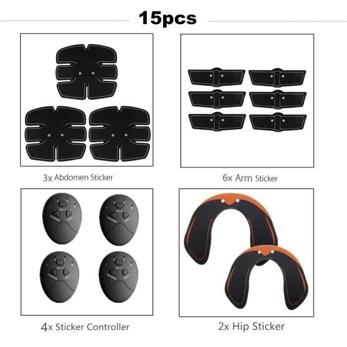 15PCS STIMULATEUR ABDO +FESSSIERS OFFERT My20180