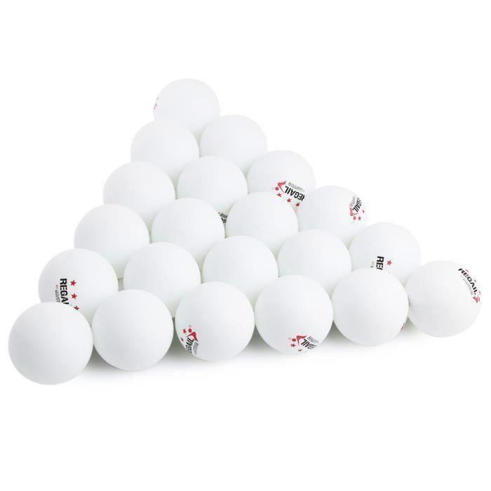 60pcs Balles de ping pong , balles de régulations avancées d'entraînement (blanc)