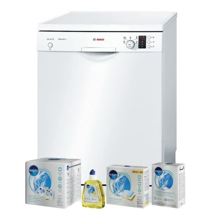 BOSCH LAVE-VAISSELLE posable blanc 46dB 13 couverts 60cm Moteur EcoSilence Drive