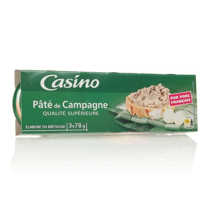 Pâté de campagne - 3x78 g