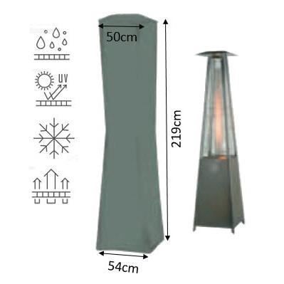 Housse de protection pour parasol chauffant brasero gamme confort gris