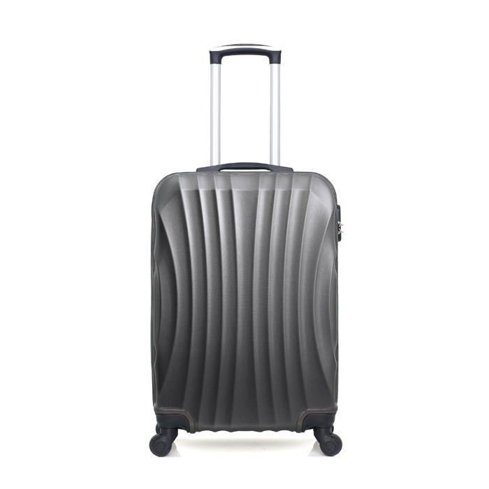 HERO – VALISE WEEK-END - ABS – 60cm – 4 roues – MOSCOU-A – GRIS FONCE