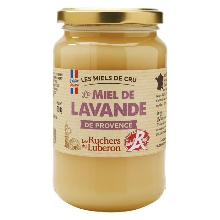 Les Ruchers du Luberon - Miel de Lavande de Provence IGP/Label Rouge - 500 g