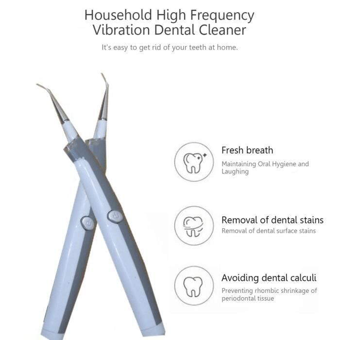 Détachant la plaque dentaire nettoyage électrique sonique dent tache dents kit d'outils de soins bucco-dentaires
