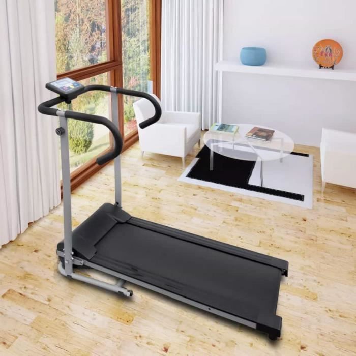 Tapis de course Tapis roulant électrique 100 x 34 cm avec écran LCD de 3- 500 W