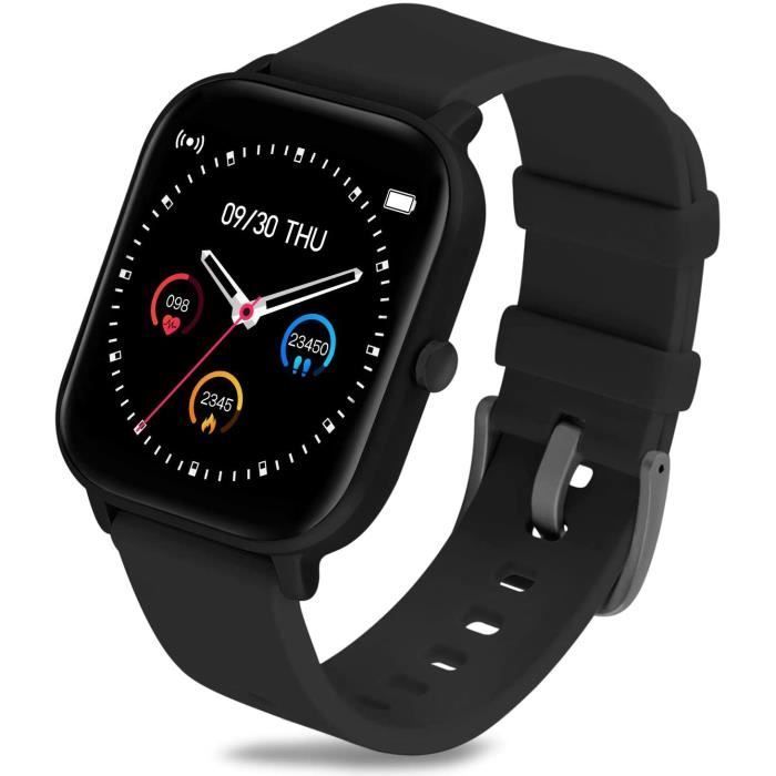 Montre Connectée Femmes,Montre Sport Homme,Montre Intelligente Cardio Huawei Xiaomi,Samsang,Montre Intelligente Homme IP67 Etanche,S