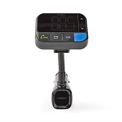Émetteur FM pour Voiture - Bluetooth® - Amplification des Basses (Bass Boost) - Emplacement pour Car