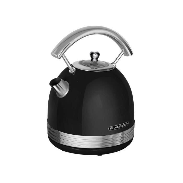 Schneider Vintage SCKE17B - Bouilloire - 1.7 litres - 2200 Watt - noir brillant