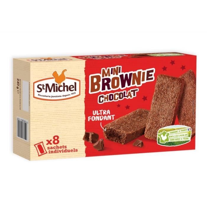 ST MICHEL - Cocottes Brownie Chocolat 240G - Lot De 4