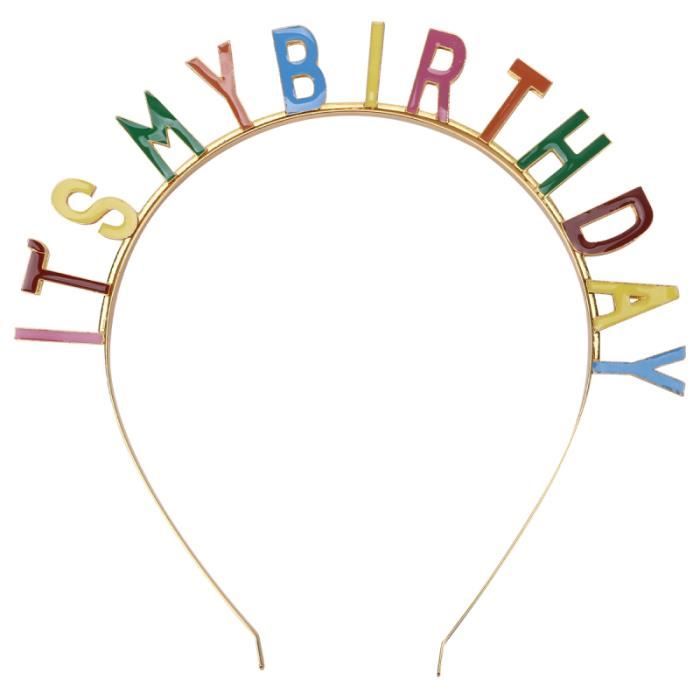 1pc utile durable coloré bande de cheveux alphabet mot femmes