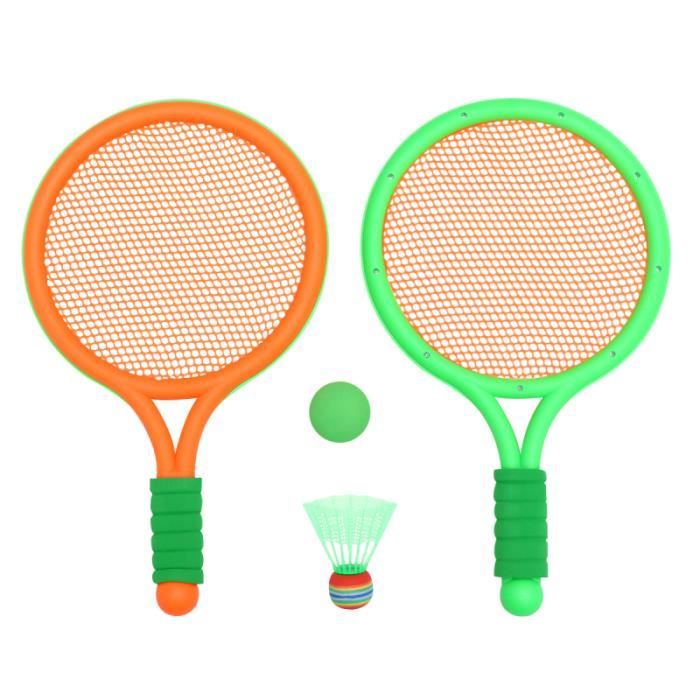 1 ensemble de raquette de badminton pratique légère créative compacte pour tout-petits RAQUETTE DE BADMINTON - CADRE DE BADMINTON