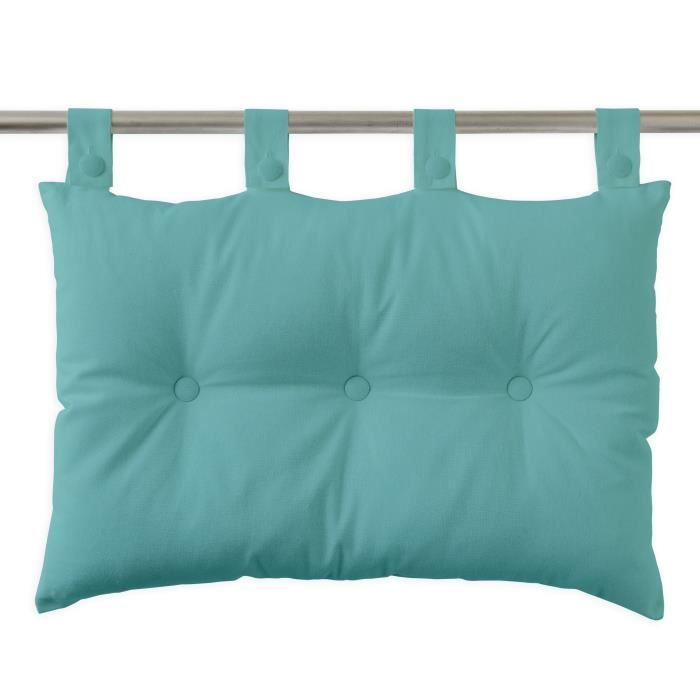 TODAY Coussin tête de lit 100% coton - 50 x 70 cm - Diabolo menthe