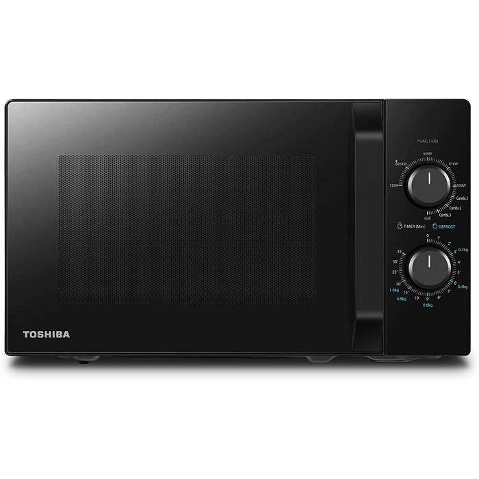 TOSHIBA Four a Micro-ondes avec Fonction Grill Croustillant et Cuisson Combinee, 5 Niveaux de Puissance, Puissance de Grill 1