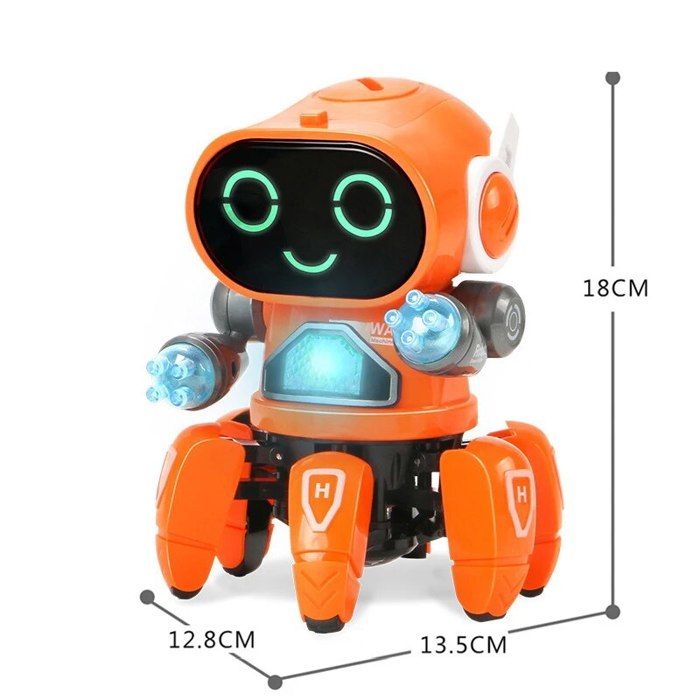 MACALOCA Danse Octopus Jouet, Drôle électrique Danse Octopus Jouet avec LED & Musique, Créatif Fou 8 Jambes Action Crawling Octopus pour Le soulagement du Stress & Enfants (Jaune MACALOCA Danse Octopus Jouet, Drôle électrique Danse Octopus Jouet avec LED & Musique, Créatif Fou 8 Jambes Action Crawling Octopus pour Le soulagement du Stress & Enfants (Jaune
