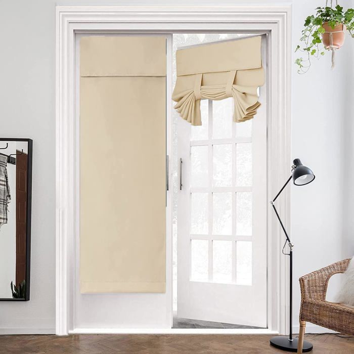 Rideau Pour Porte Vitree