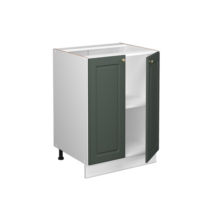 Meuble bas de cuisine Fame-Line 60cm PT Anthracite Vert Or Campagne/Blanc Vicco 46976