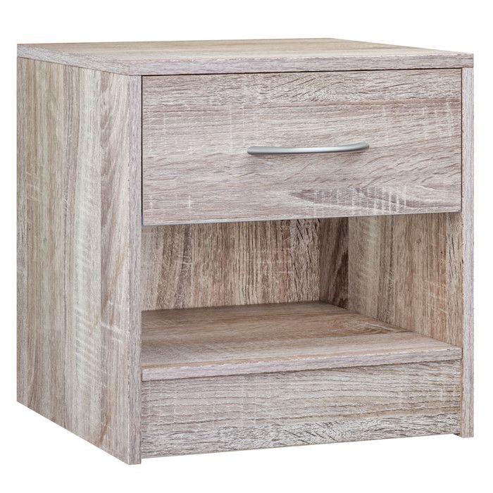 CASARIA® Table de nuit table de chevet avec tiroir Chêne mobilier chambre à coucher 39x28x41cm table dappoint intérieur CASARIA® Table de nuit table de chevet avec tiroir Chêne mobilier chambre à coucher 39x28x41cm table dappoint intérieur