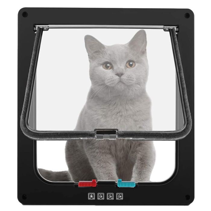 Comparer les prix de Chatières et portes manuelles Chatière Chatiere pour Chat Noir 20 x 19 cm