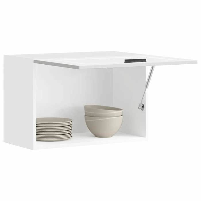 vidaXL Armoire murale de cuisine Porto blanc bois dingénierie 854077