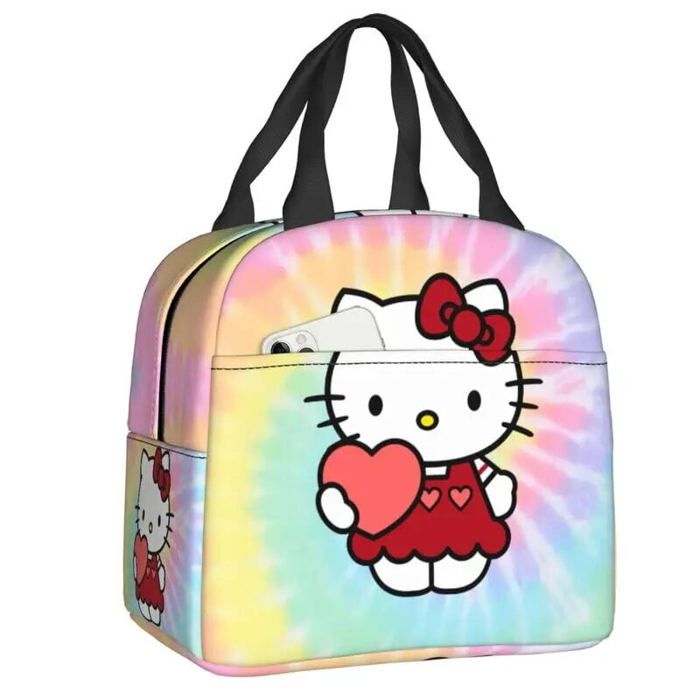 Sac à Lunch Coloré Tie-Dye, Sac Fourre-tout Réutilisable Pour