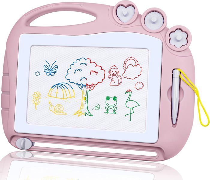 Ardoise Magique WMUVAZA 23x19cm - Tablette Dessin Enfants Effaçable Bleu
