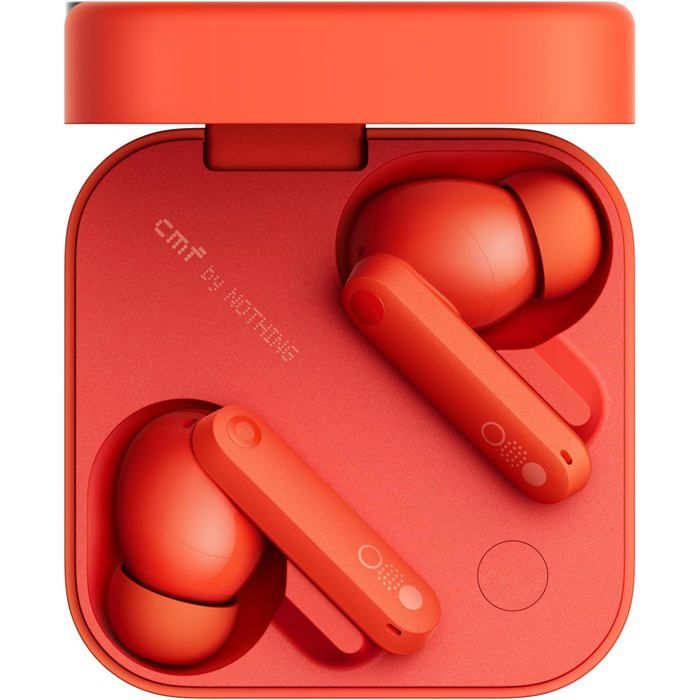 Écouteurs sans fil - CMF BY NOTHING - Buds Pro 2 - 50 dB ANC - 6 micros HD - Orange