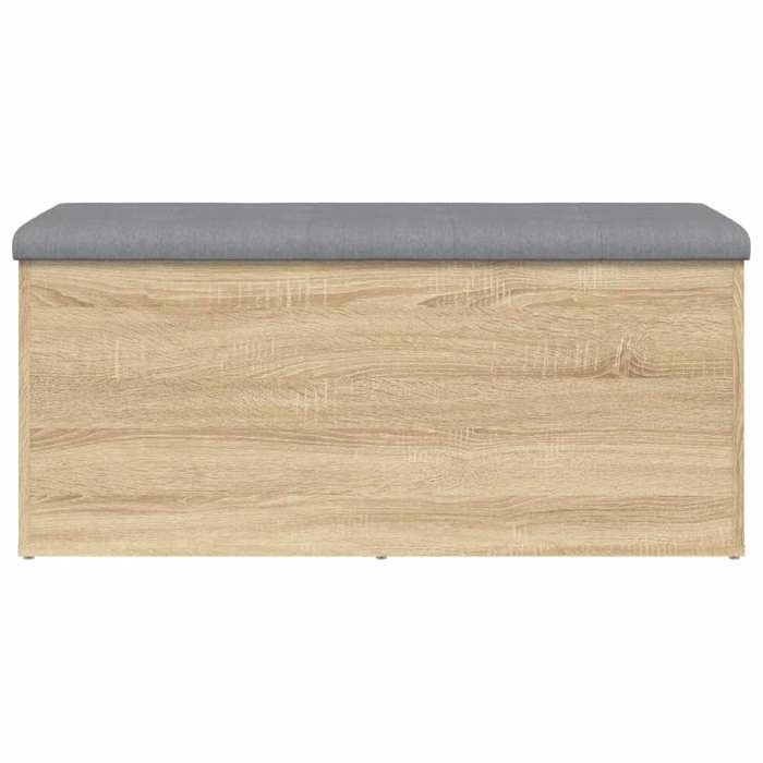 Black Friday Banc long de rangement - JILL - Meuble dentrée - Chêne Sonoma 102x42x45 cm - Bois dingénierie BB658