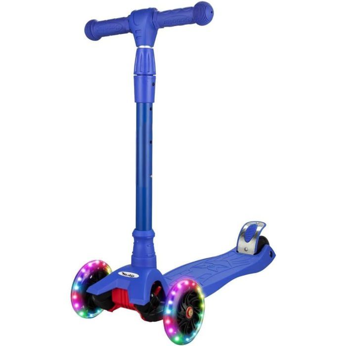 Tricycle Enfant Pliable ScuttleBug XL – 3 Roues, Hauteur Réglable, Bleu/vert, Dès 12 Mois – Idéal Intérieur/extérieur