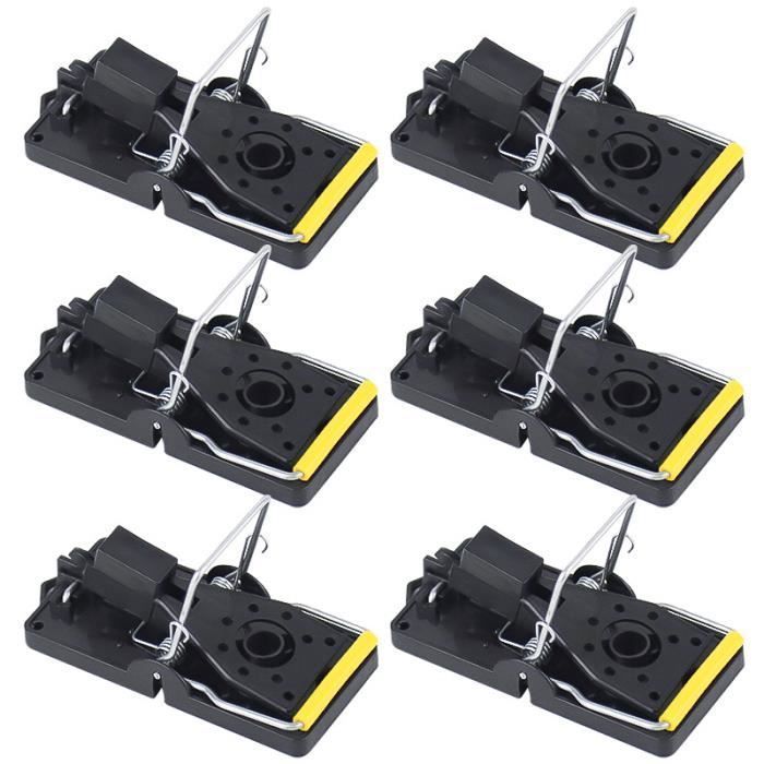 6 x piège à Rats Professionnel - piège à Rats sans Poison pour Rats  Efficace  Utilisation Simple  Réutilisable  Fiable  Jaune