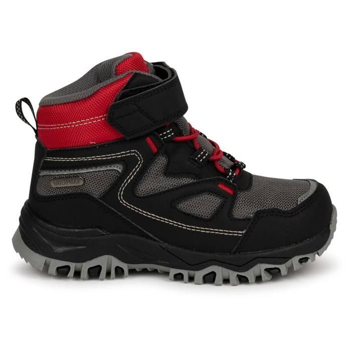 Chaussures de randonnée enfant Trespass Adair - black/red Chaussures de randonnée enfant Trespass Adair - black/red
