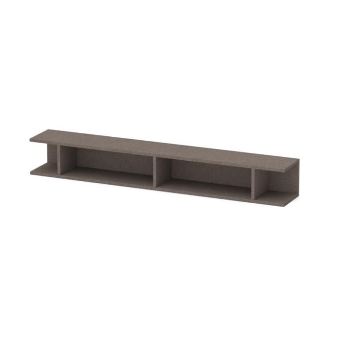 Etagère murale MARINA finition bronze 138cm