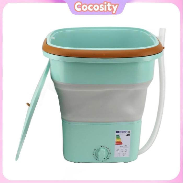 Cocosity machine à laver pliable Machine à laver pliante 115 L grande capacité electromenager mini Prise UE verte 220V