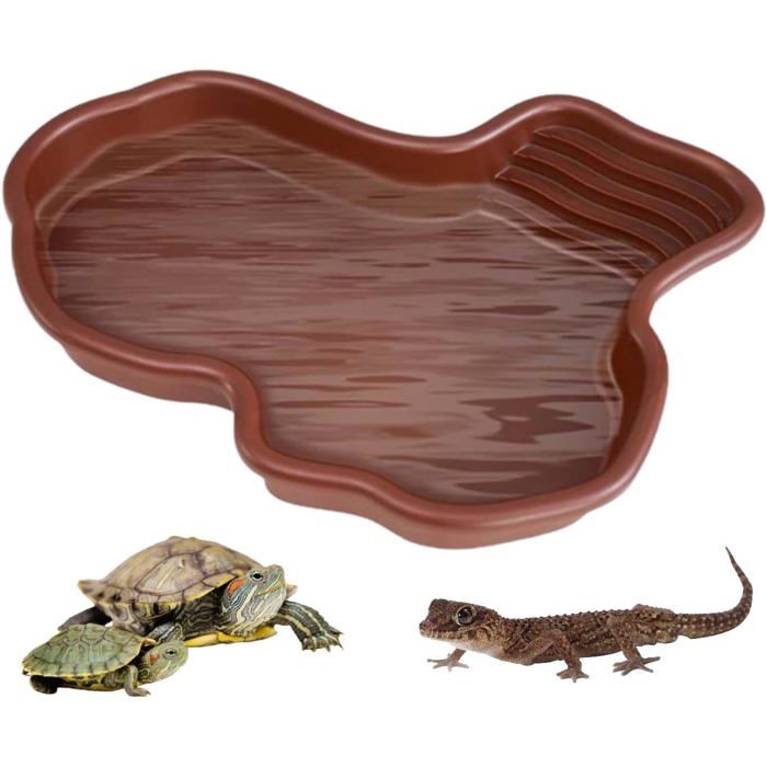 Gamelle Reptile : grand bol deau/nourriture piscine pour tortues idéal pour abreuver et baigner tortues geckos et autres reptile