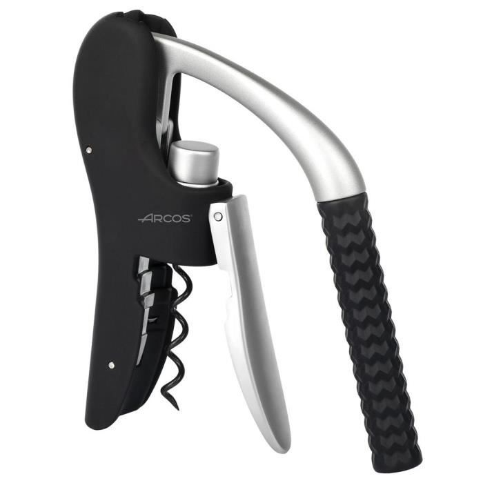 Tire-Bouchon Professionnel KAYCROW - Alliage De Zinc - Levier Robustes - Coupe-Capsule Inclus