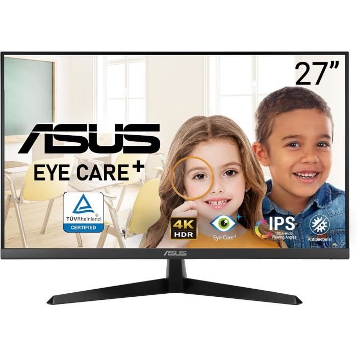Moniteur – ASUS – VY27UQ – 27 Pouces – 4K UHD – IPS – HDR-10 – Eye Care Plus