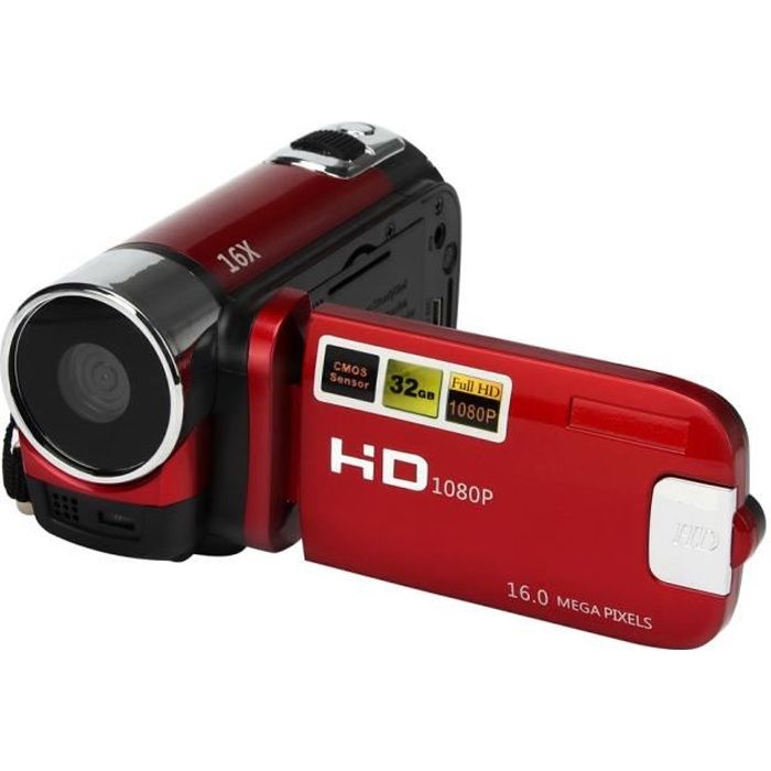 HD 1080P 16M 16X Zoom numérique Vidéo Caméscope DV caméra