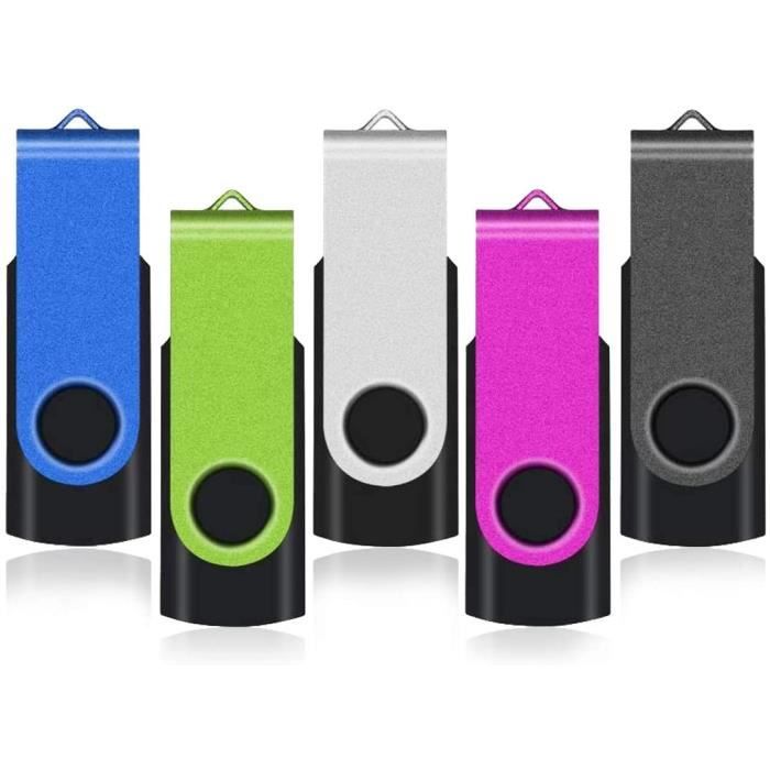 KEXIN 16 Go Clé USB En Vrac Lot De 50 Clé USB 16 Go Clé USB En Vrac Lot De 50 Cl Usb 16 Go Cl Usb En Vrac Pack Cl Usb Pivotante Usb 2 0 16 Go 50 Pcs Black