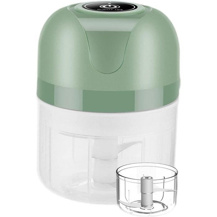 Mini Hachoir à ail électrique Hachoir à Aliments Coupe-oignons broyeur à ail mélangeur de Nourriture Robot culinaire de [384]