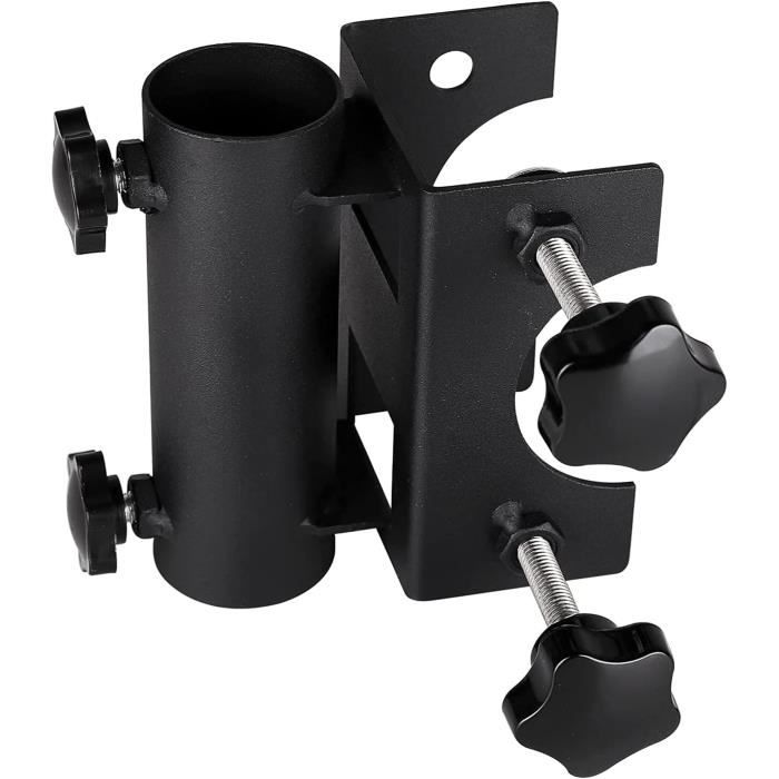 Support De Parasol Pour Balcon VANROUG - Fixation Robuste Sur Clôture, Terrasse, Banc (serrage 20-63 Mm, Pour Parasol Ø 23-38 Mm) - 6