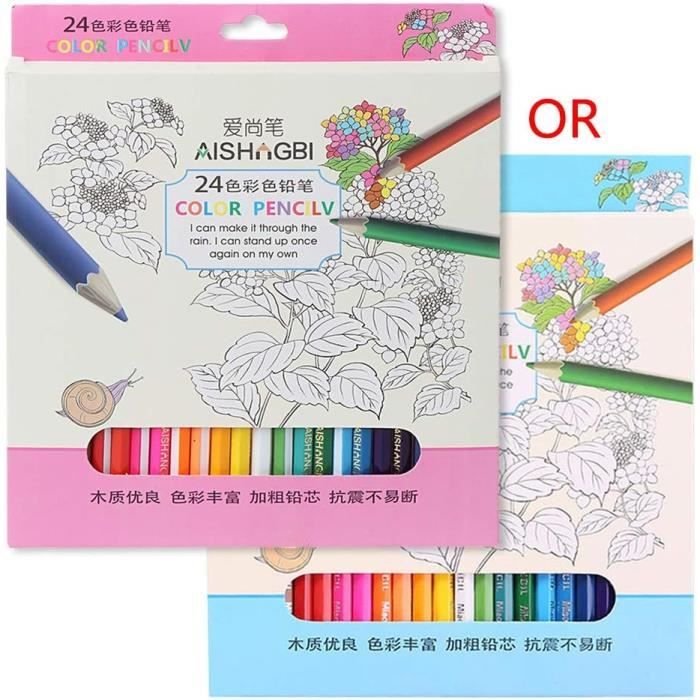 Four Candies Boîte de 24 crayons, crayons non toxiques lavables pour tout- petits, forme goutte d'eau avec prise en main facile parfaite pour les mains des tout-petits, fournitures artistiques et Four Candies Boîte de 24 crayons, crayons non toxiques lavables pour tout- petits, forme goutte d'eau avec prise en main facile parfaite pour les mains des tout-petits, fournitures artistiques et