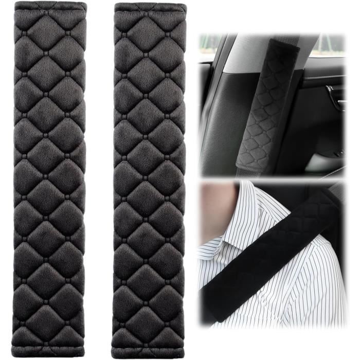 2 Pièces Protection Ceinture de Sécurité Coussin Ceinture Protège Ceinture