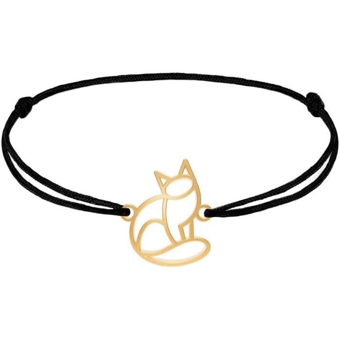 Bracelet enfant doré Chat main image 1