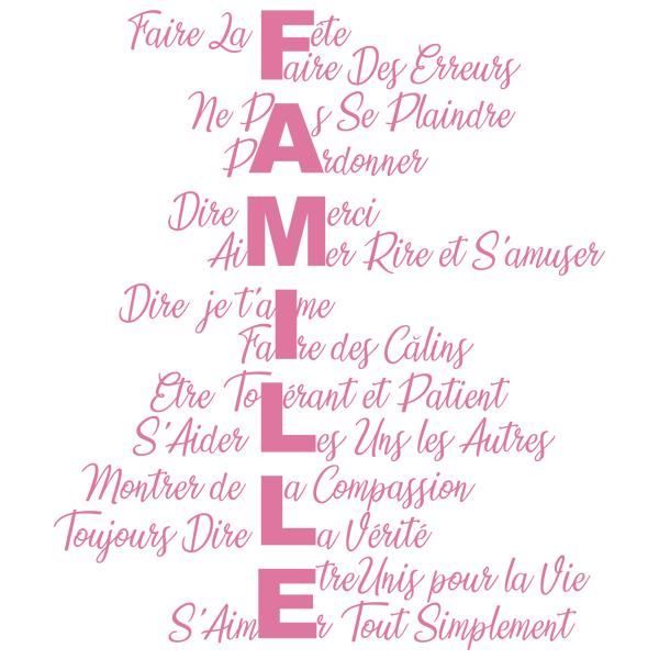 Sticker Citation Mesostiche Et Acrostiche Famille 50x43 Cm Rose Tex053 Achat Vente Stickers Cdiscount Sticker Citation Mesostiche Et Acrostiche Famille 50x43 Cm Rose Tex053 Achat Vente Stickers Cdiscount