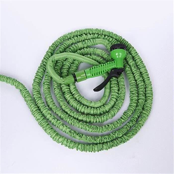 Tuyau darrosage et connecteur en laiton massif pour voiture RV jardin maison tuyau darrosage extensible 100 pi flexible extra puissant tissu 5000D buse de pulv/érisation gratuite avec 9 fonctions
