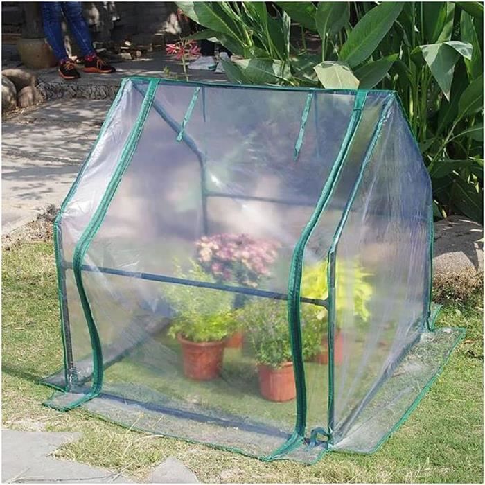 Serre Tunnel 2 En 1 Avec Filet – 300x45x45 Cm, Arceaux Acier, Bâche PE Ou Filet D’ombrage – Protection Contre Vent, Pluie, Soleil, Pour Balcon, Terrasse, Jardin