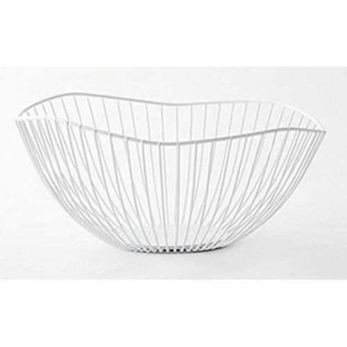 Corbeille à Fruits Métal Rose Ailika 20 Cm - Design Scandinave Élégant Pour Cuisine Et Table