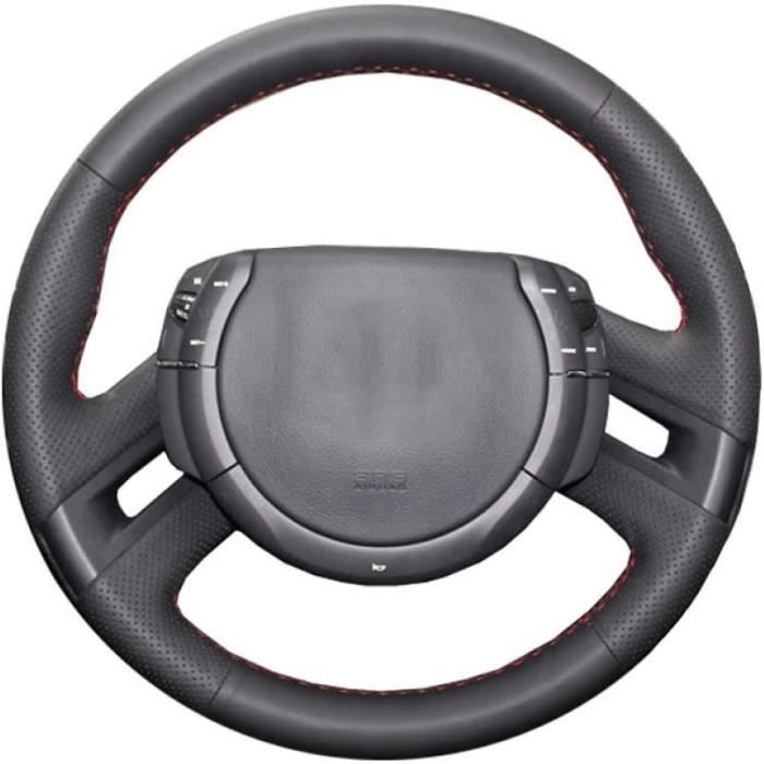 Housse De Volant En Cuir Artificiel Pour Ford Fiesta 4 / MK4 (1996-2006) - Noir - Installation Facile