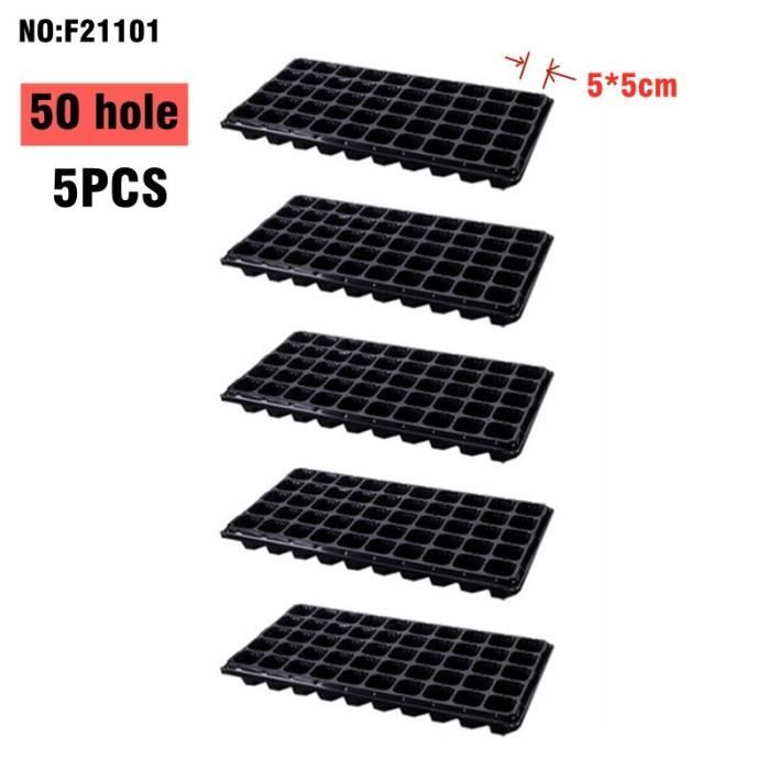 Lot De 200 Plateaux De Semis Réutilisables Yard Yard GP02A20 - Parfaits Pour Pépinière, Légumes Et Fleurs 28 X 13 Cm